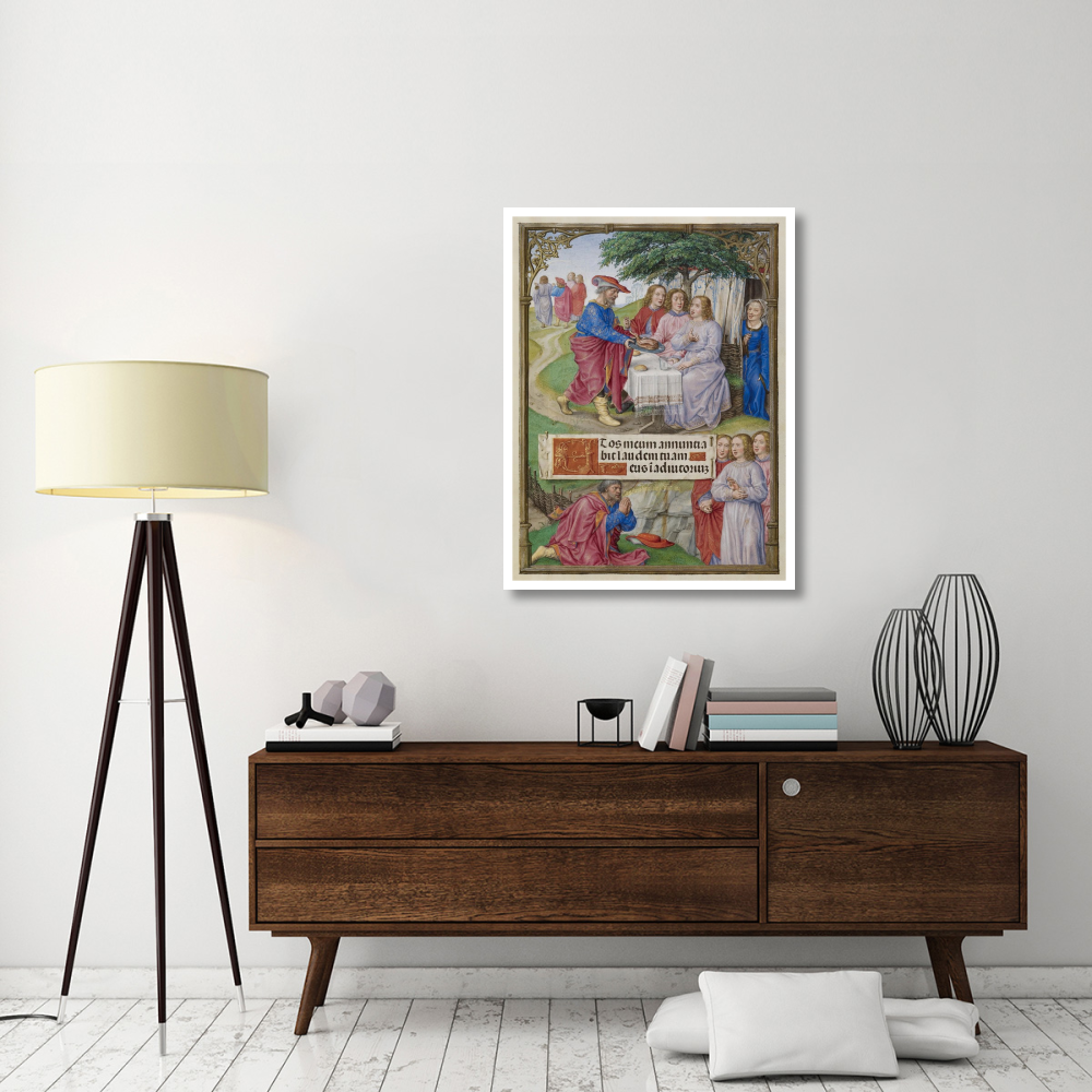 Abraham and the Three Angels-Paper Art-32&quotx42"