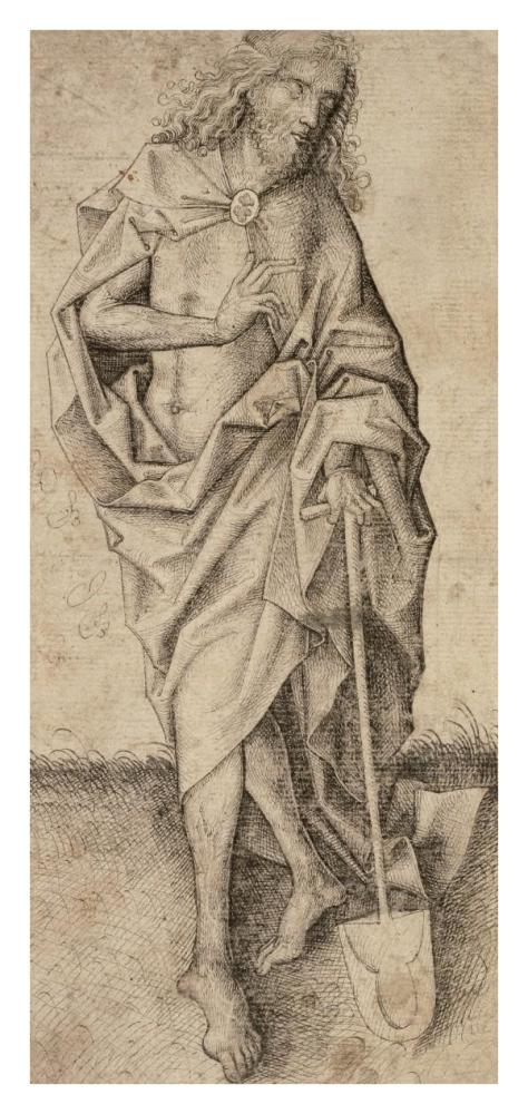 Christ as the Gardener-Paper Art-18"x38"