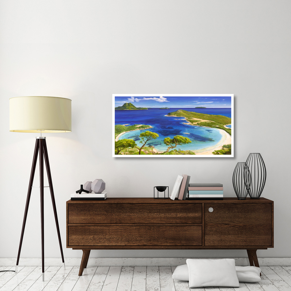 Mediterraneo-Paper Art-50&quotx26"