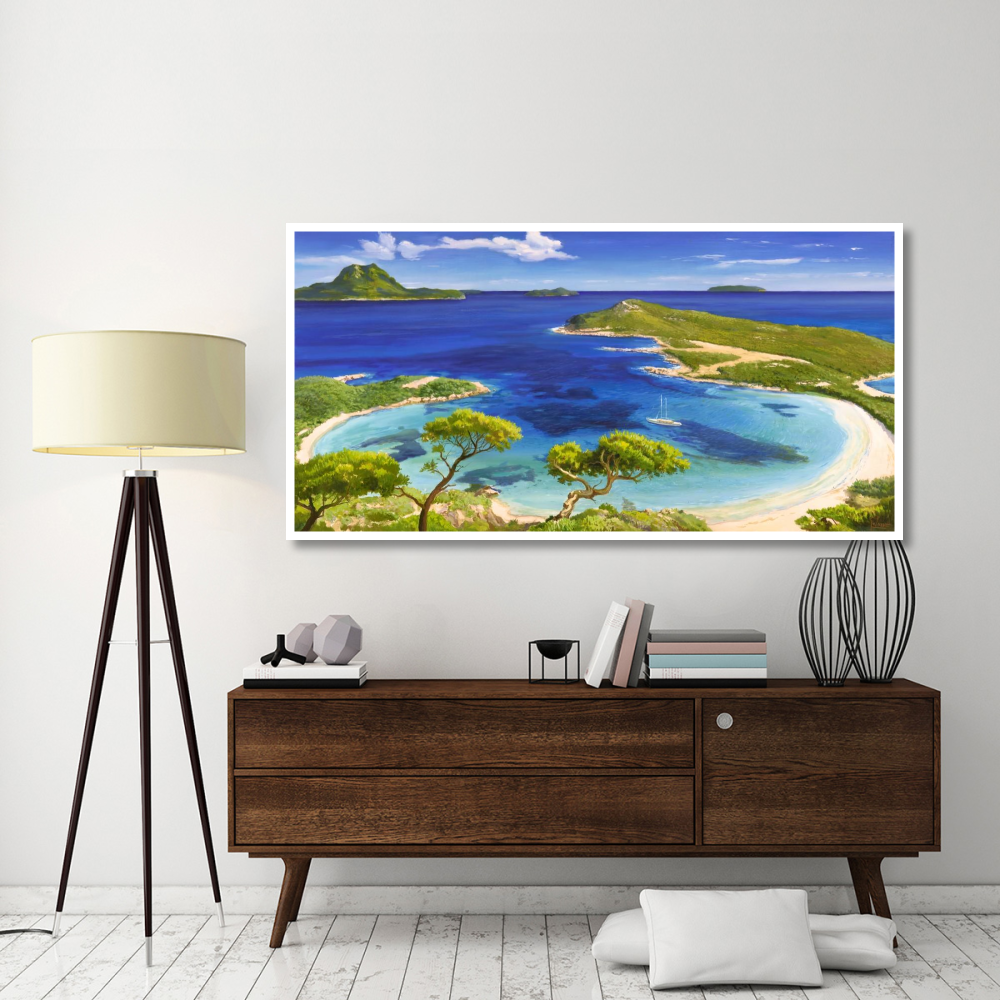 Mediterraneo-Paper Art-74&quotx38"