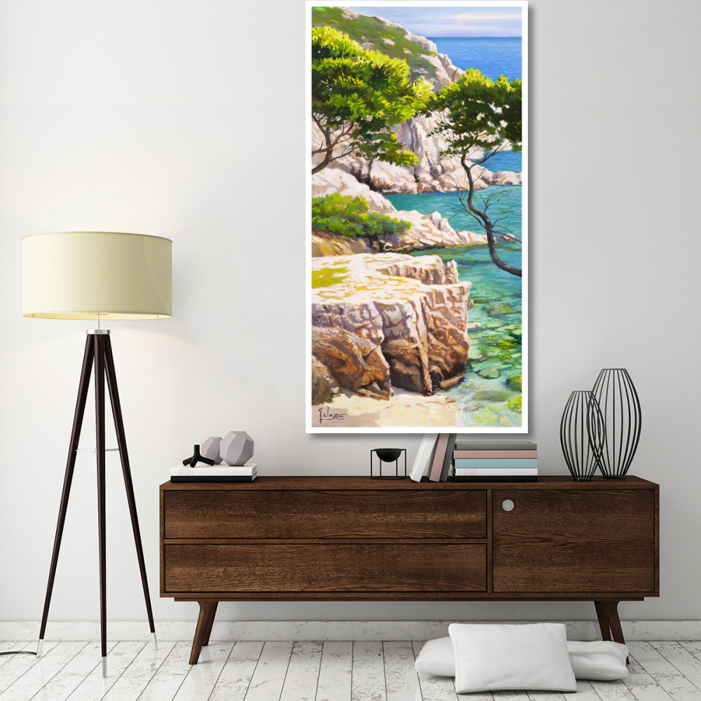 Lavandou I-Paper Art-38&quotx74"