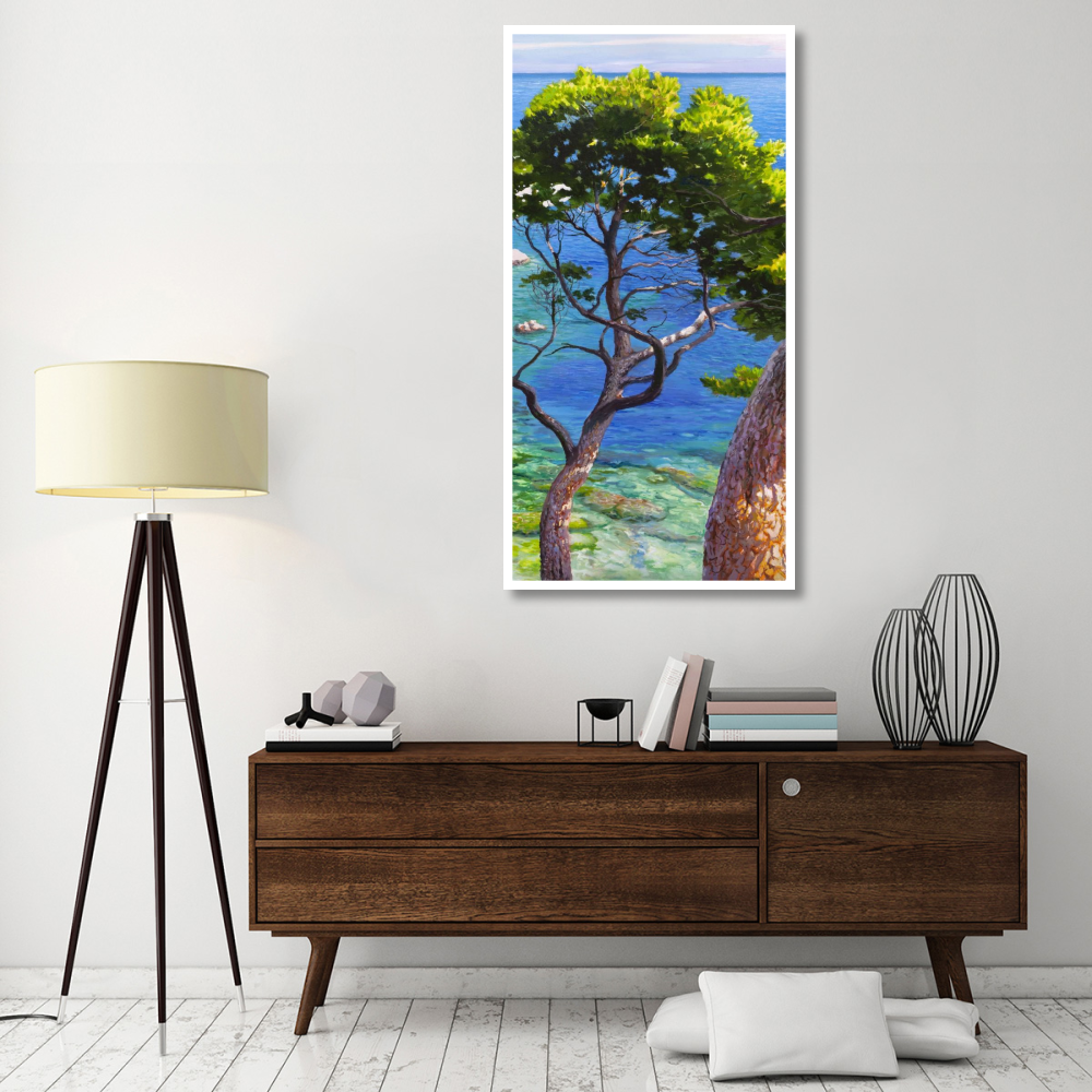 Lavandou II-Paper Art-32&quotx62"