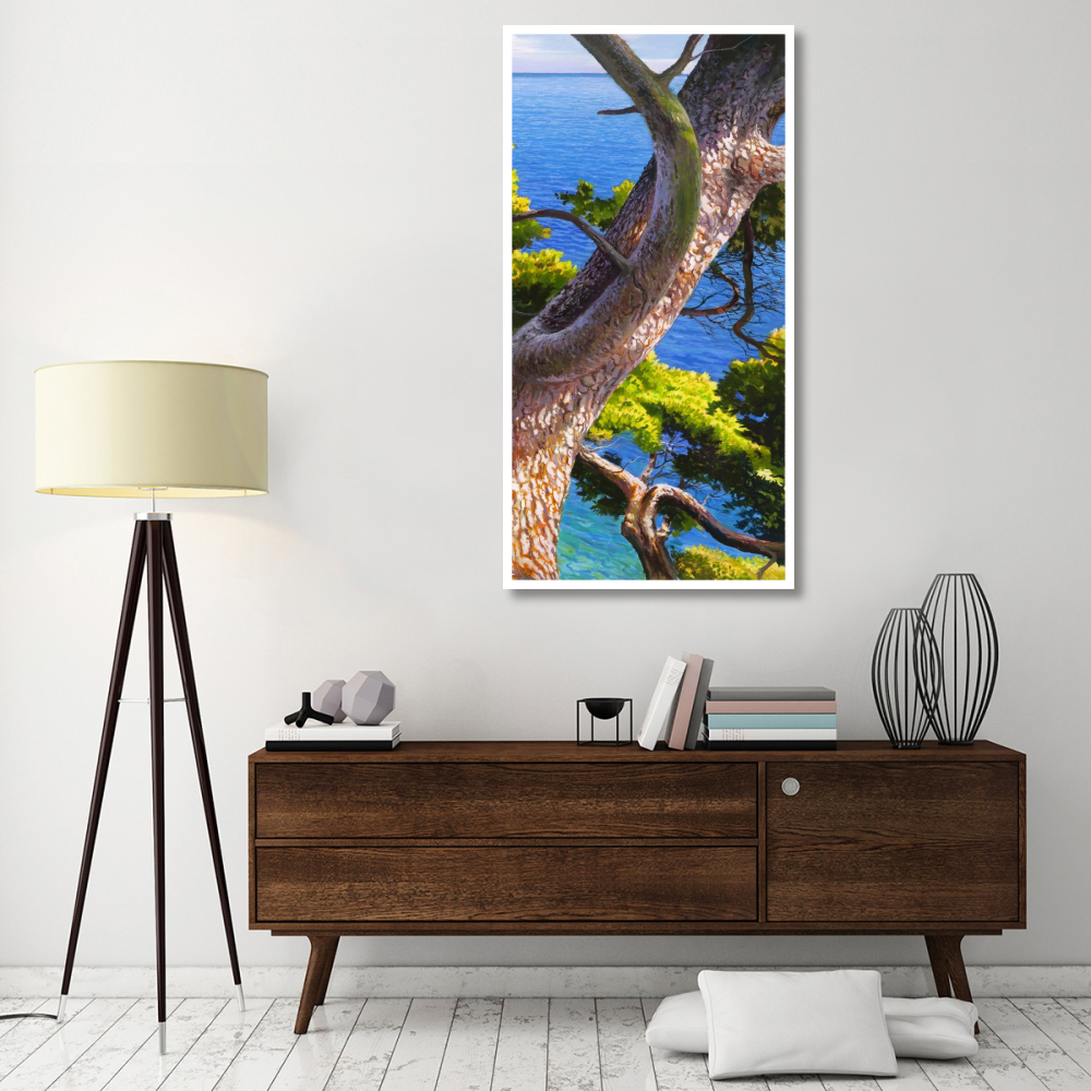 Lavandou III-Paper Art-32&quotx62"