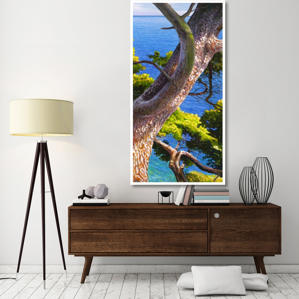 Lavandou III-Paper Art-38&quotx74"