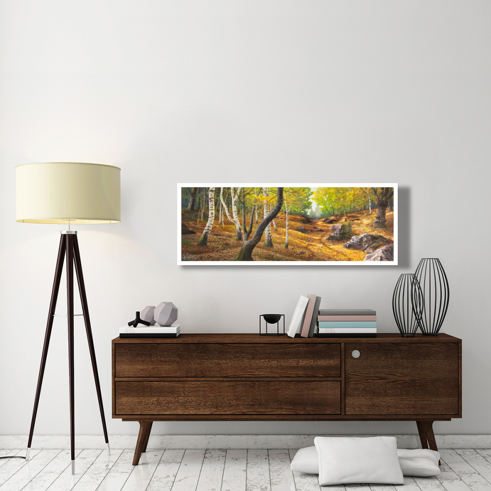 Sentiero nel bosco-Paper Art-56&quotx20"