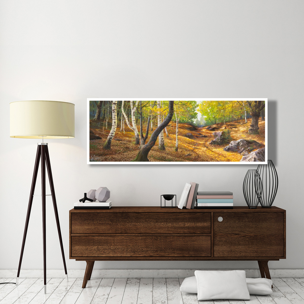 Sentiero nel bosco-Paper Art-74&quotx26"