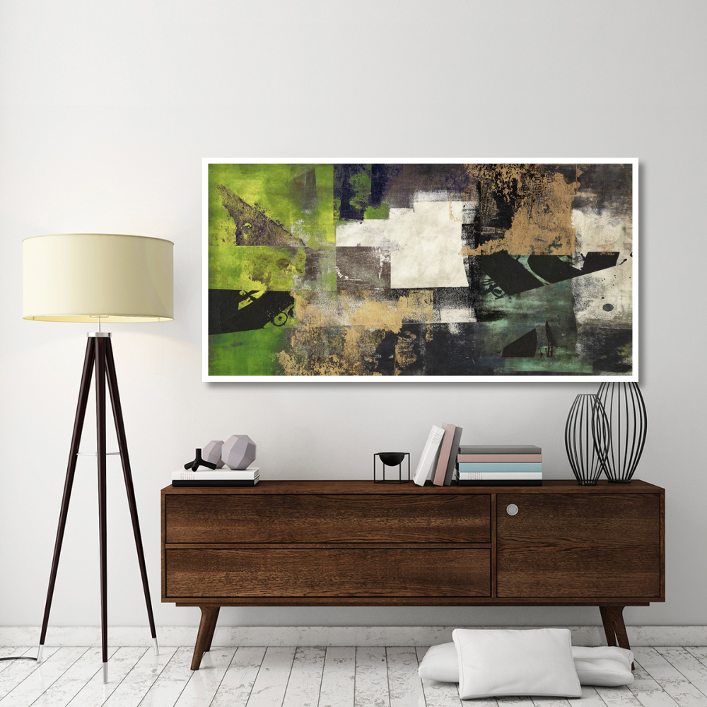 Emerald-Paper Art-74&quotx38"