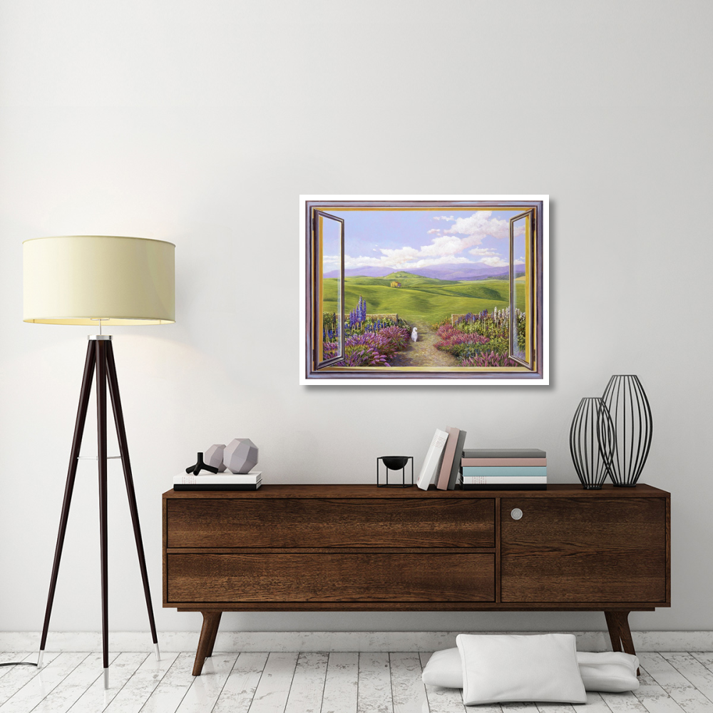 Paesaggio toscano-Paper Art-42&quotx32"