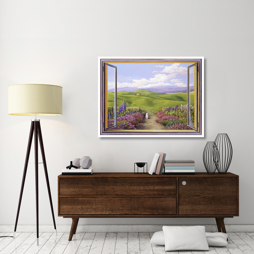 Paesaggio toscano-Paper Art-50&quotx38"