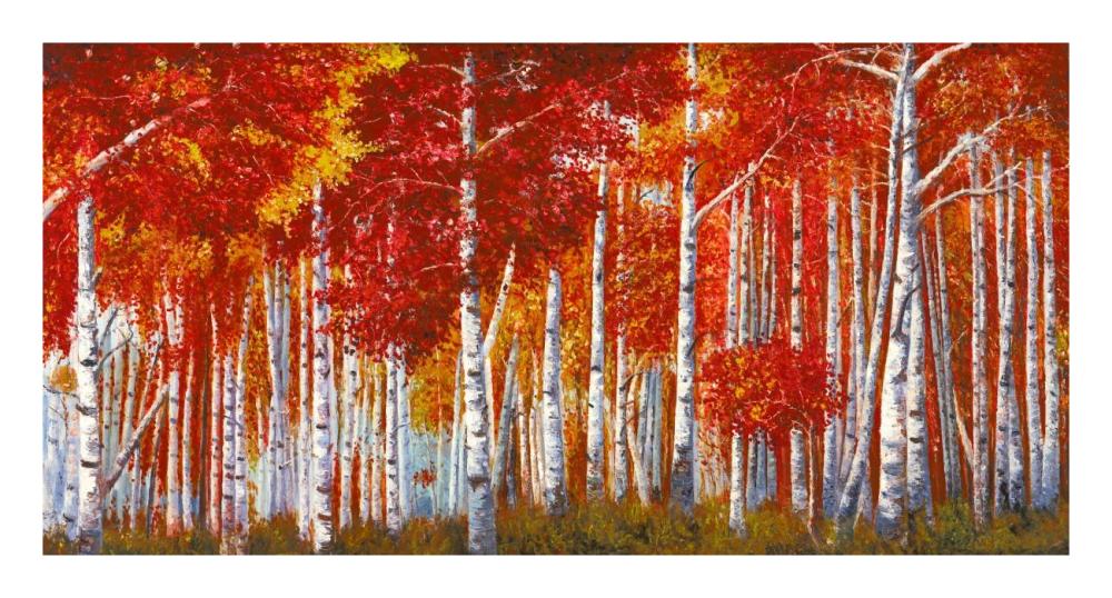Betulle Rosse-Paper Art-26"x14"