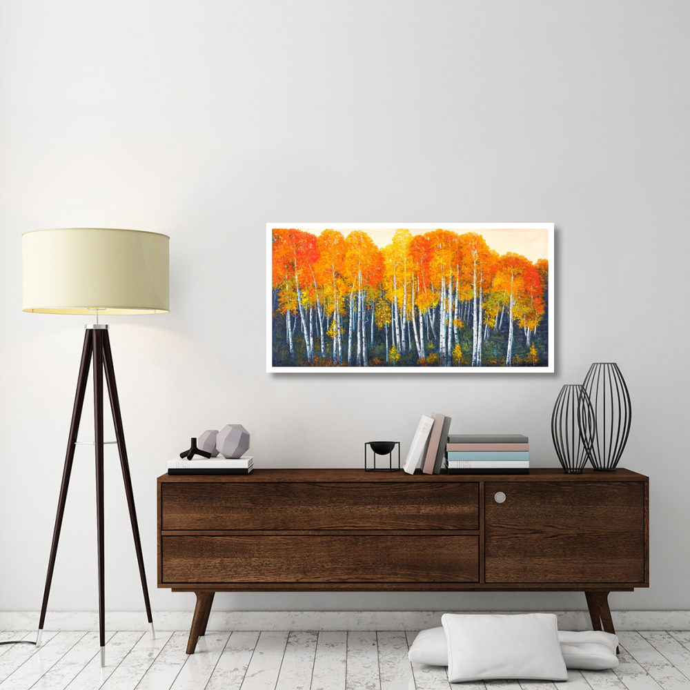 Bosco dautunno-Paper Art-50&quotx26"