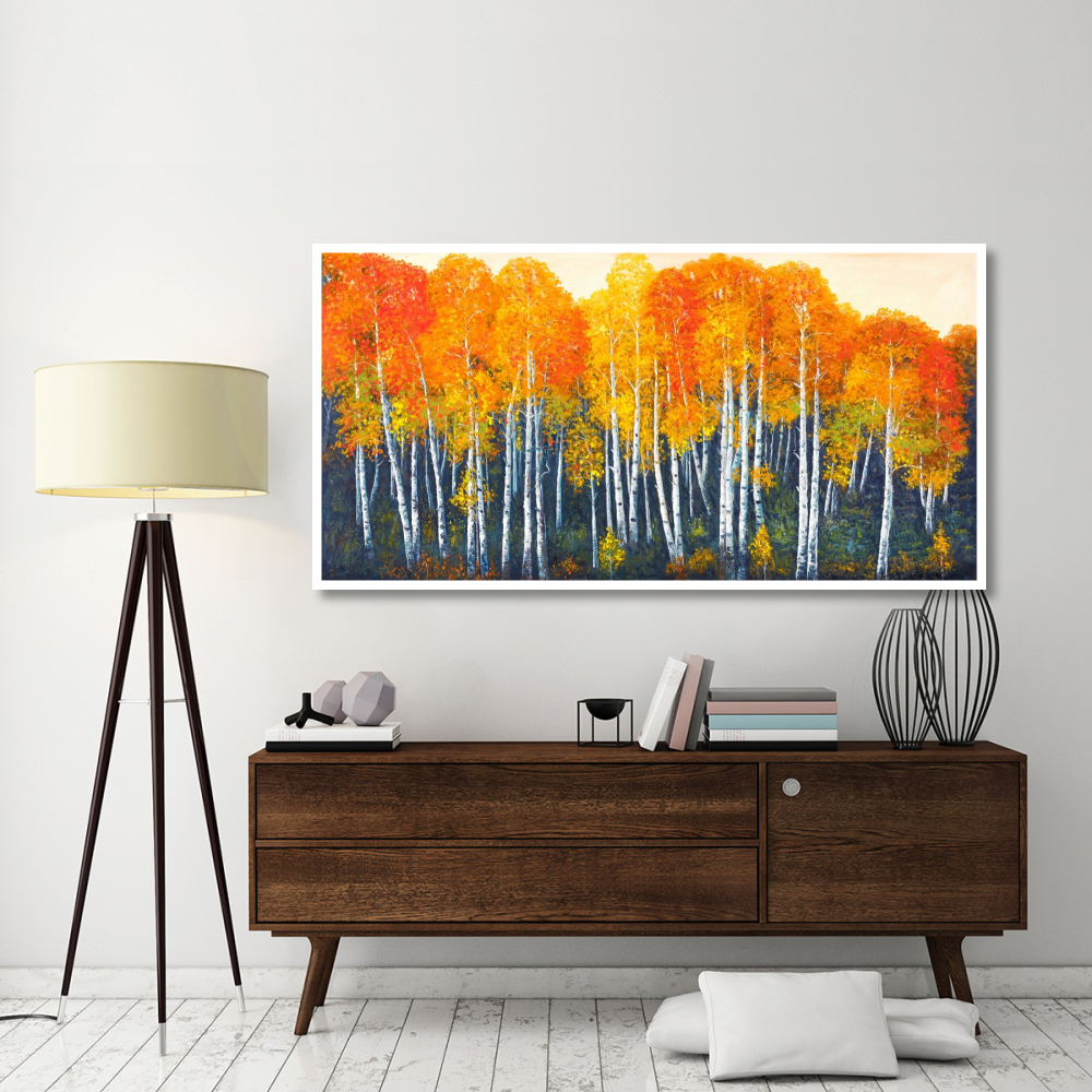 Bosco dautunno-Paper Art-74&quotx38"