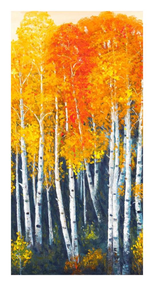 Autunno II-Paper Art-14"x26"