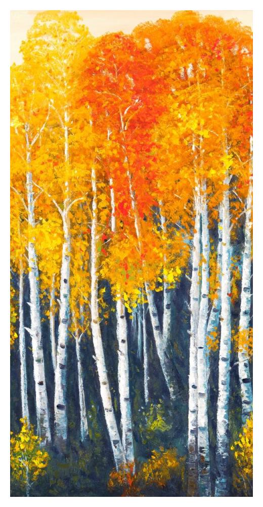 Autunno II-Paper Art-26"x50"