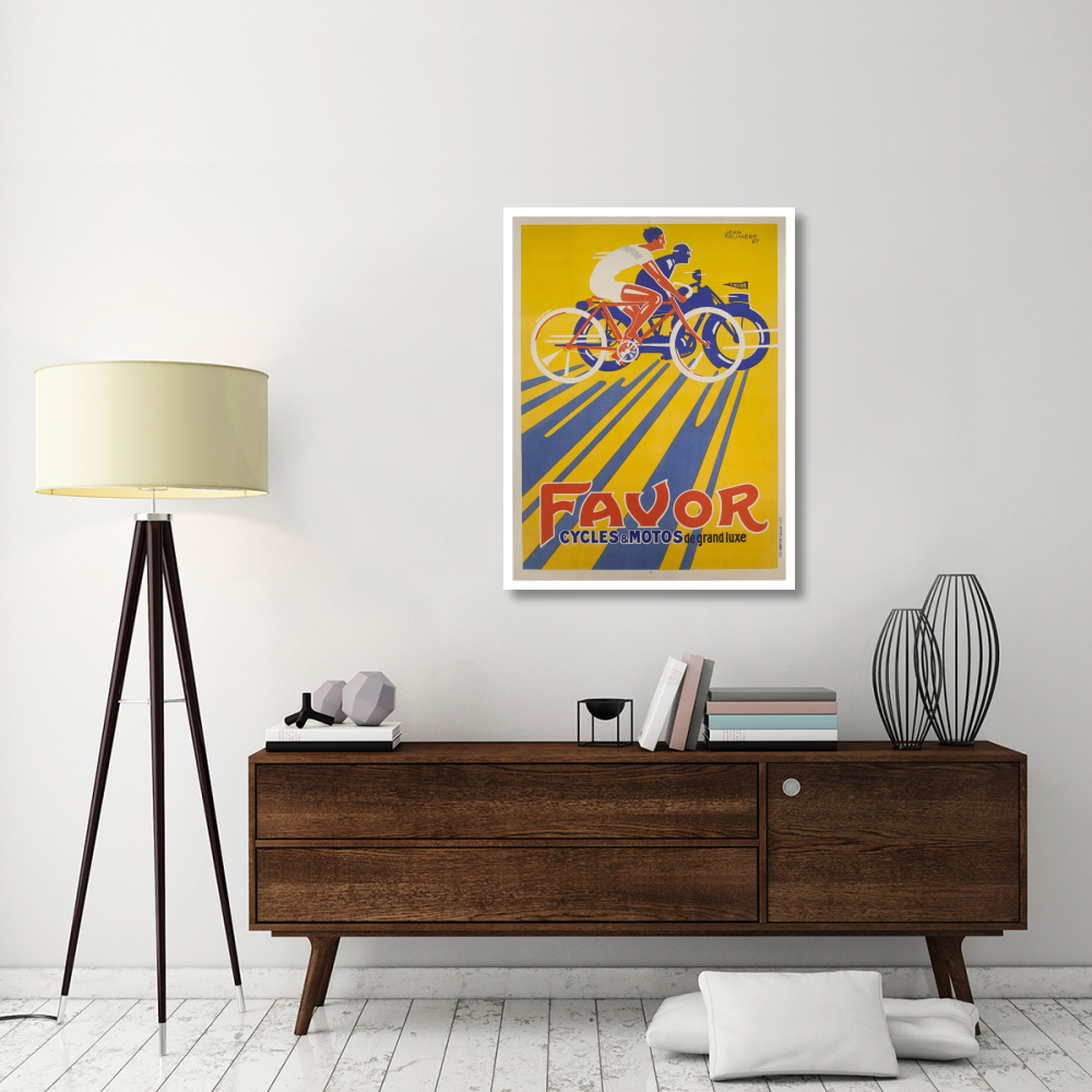 Favor Cycles et Motos, 1927-Paper Art-32&quotx42"