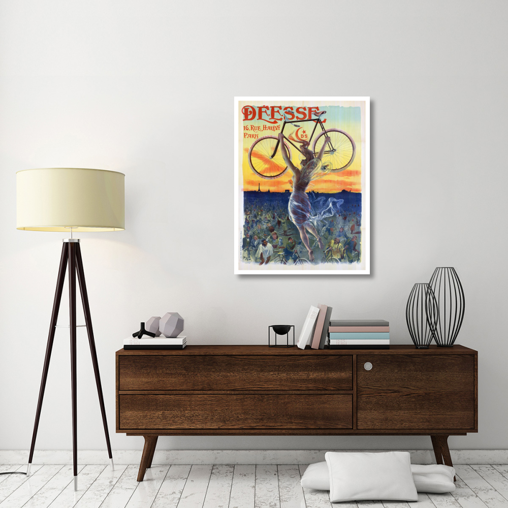 Bicycle Desse, 1898-Paper Art-32&quotx42"