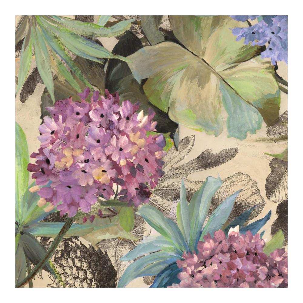 Pink Hydrangeas-Paper Art-20"x20"