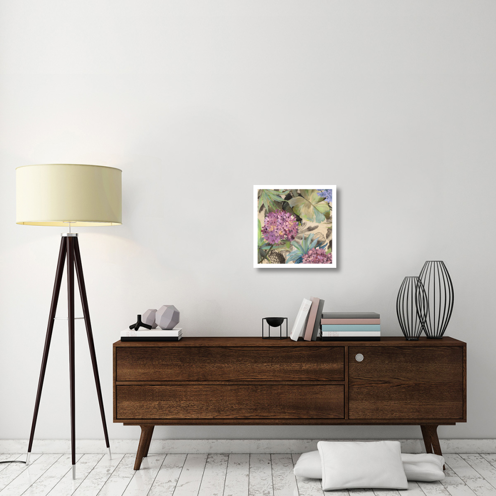 Pink Hydrangeas-Paper Art-20&quotx20"