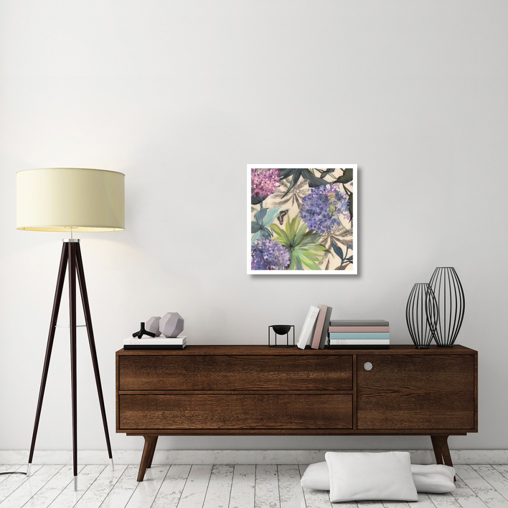 Lilac Hydrangeas-Paper Art-26&quotx26"