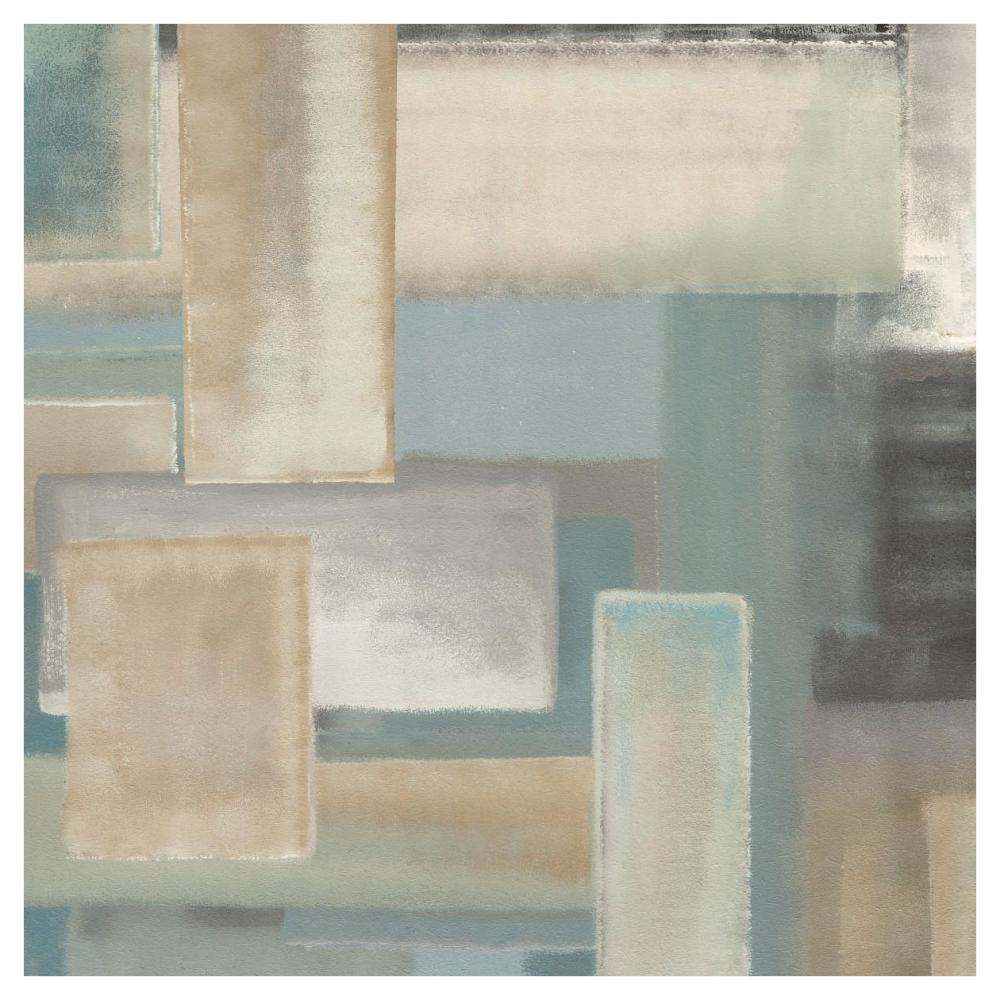 Aqua I-Paper Art-42"x42"