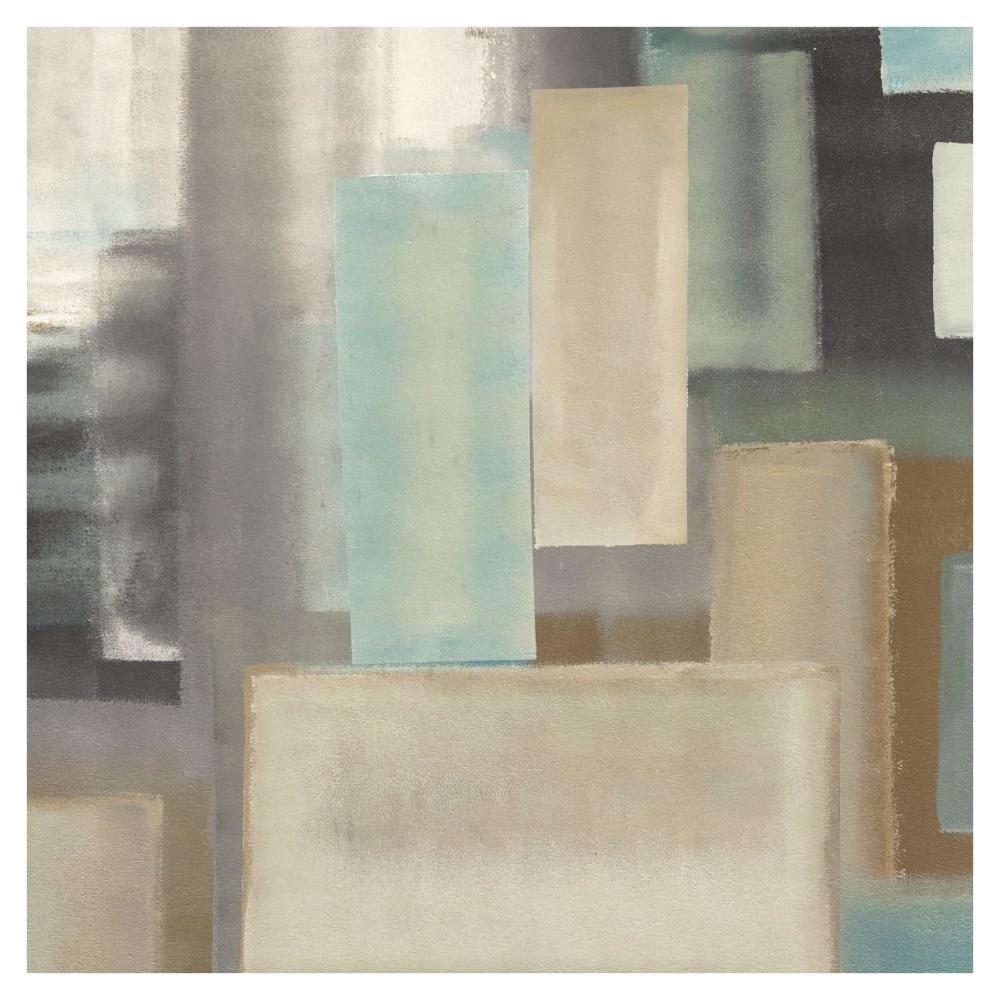 Aqua II-Paper Art-38"x38"