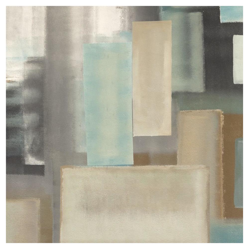Aqua II-Paper Art-42"x42"