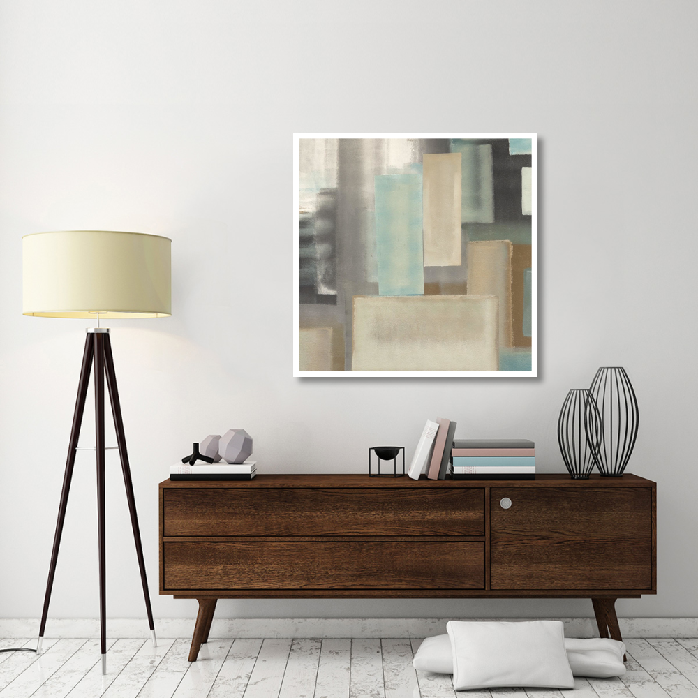Aqua II-Paper Art-42&quotx42"