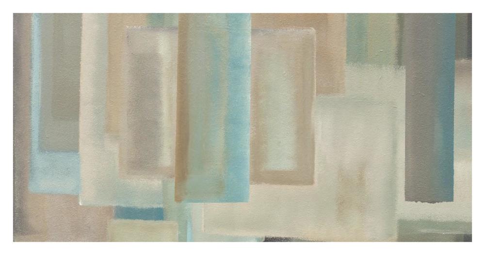 Aqua-Paper Art-38"x20"