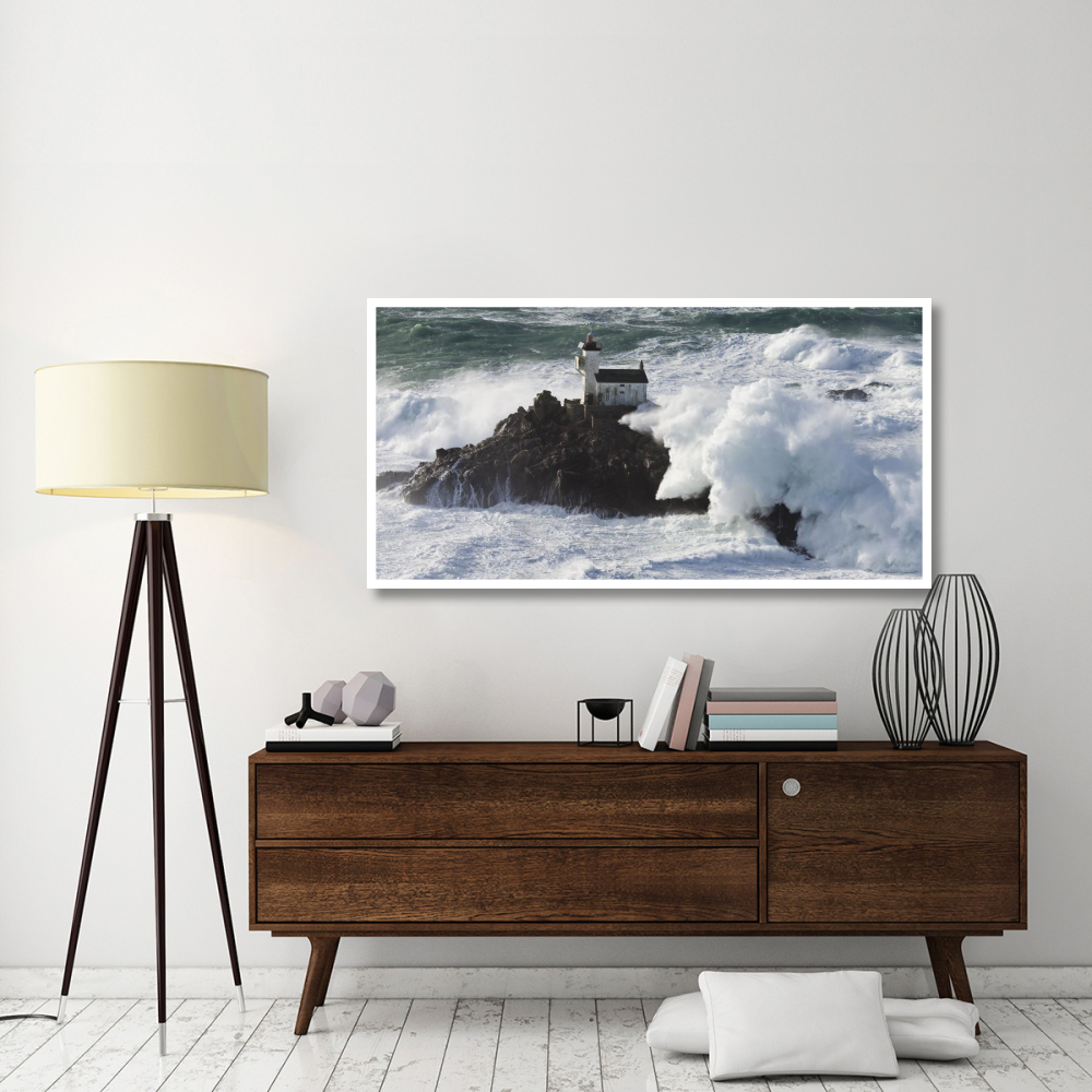 Phare de Tavennec-Paper Art-62&quotx32"