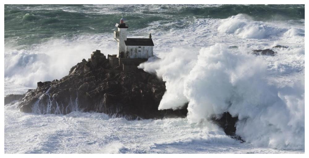 Phare de Tavennec-Paper Art-74"x38"