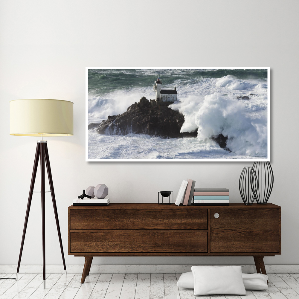 Phare de Tavennec-Paper Art-74&quotx38"