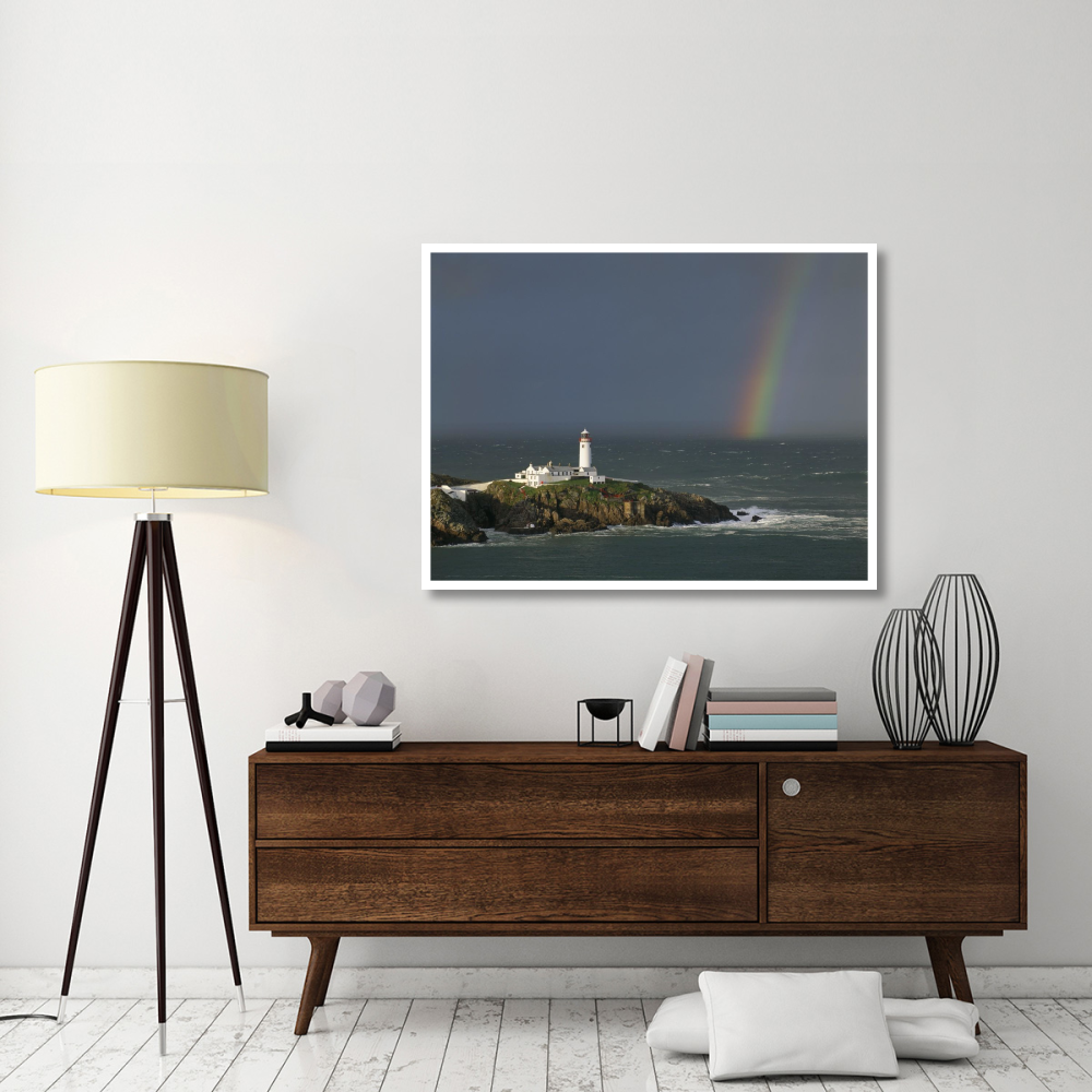 Rainbow over Fanad-Head, Ireland-Paper Art-50&quotx38"