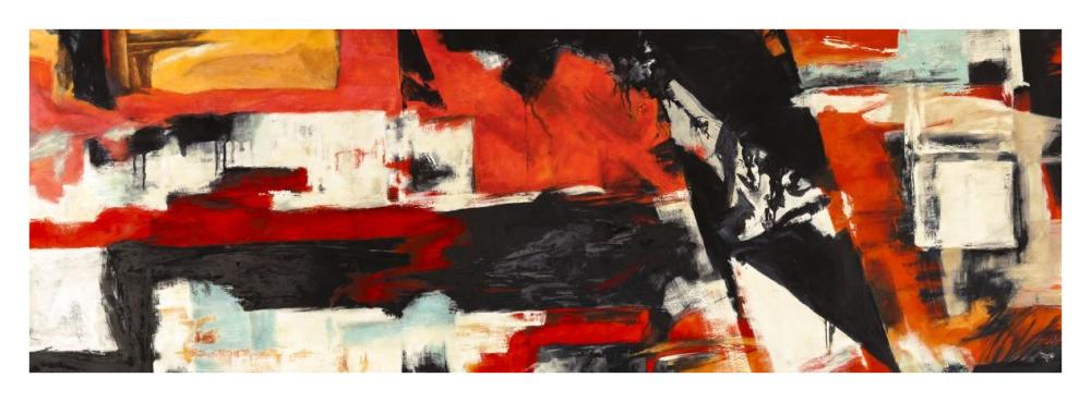 Eclectica-Paper Art-38"x14"