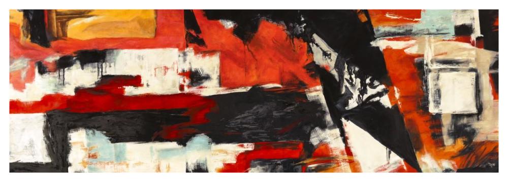 Eclectica-Paper Art-56"x20"