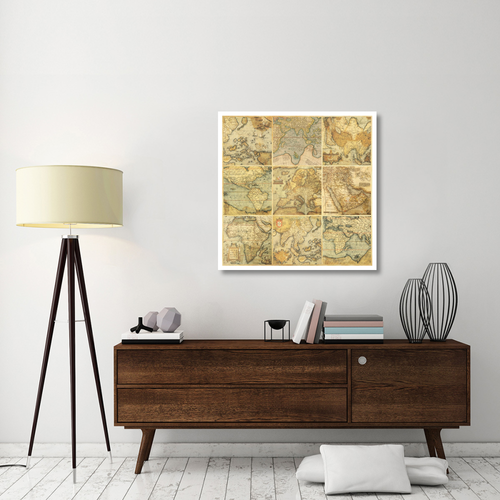 Around the World I-Paper Art-38&quotx38"