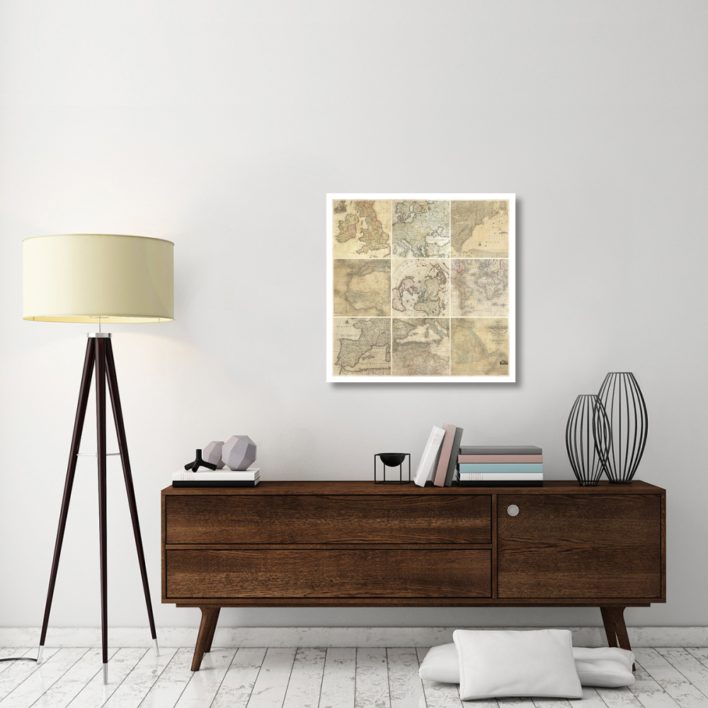 Around the World II-Paper Art-32&quotx32"