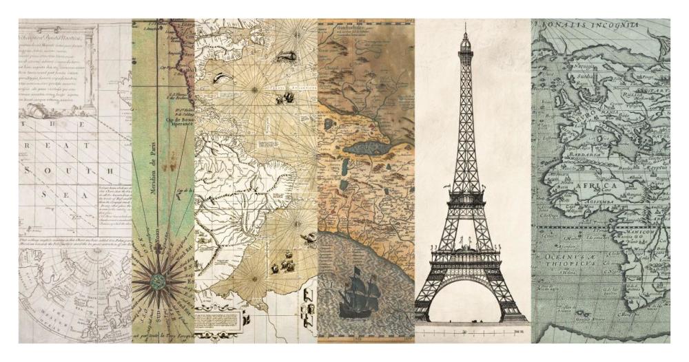 Cahiers de voyage I-Paper Art-38"x20"