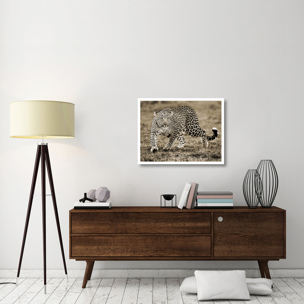 Leopard-Paper Art-34&quotx26"