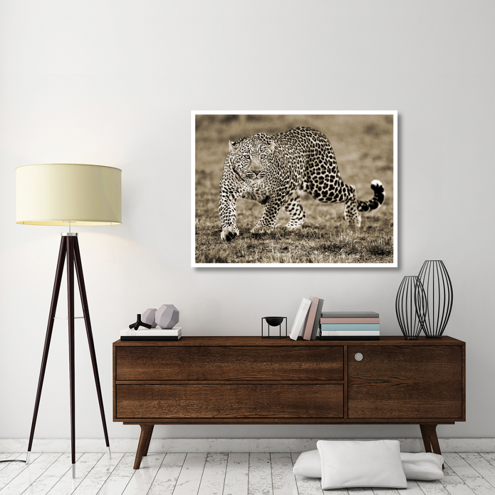 Leopard-Paper Art-50&quotx38"