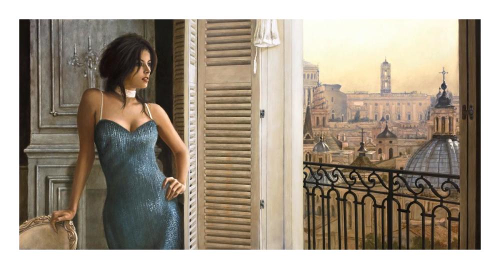 A Room with a View-Paper Art-26"x14"