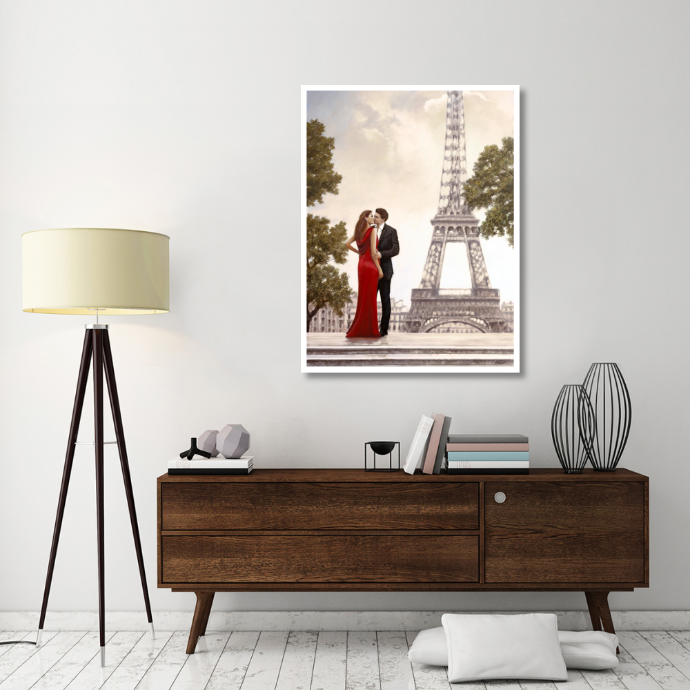 Romance in Paris I-Paper Art-38&quotx50"