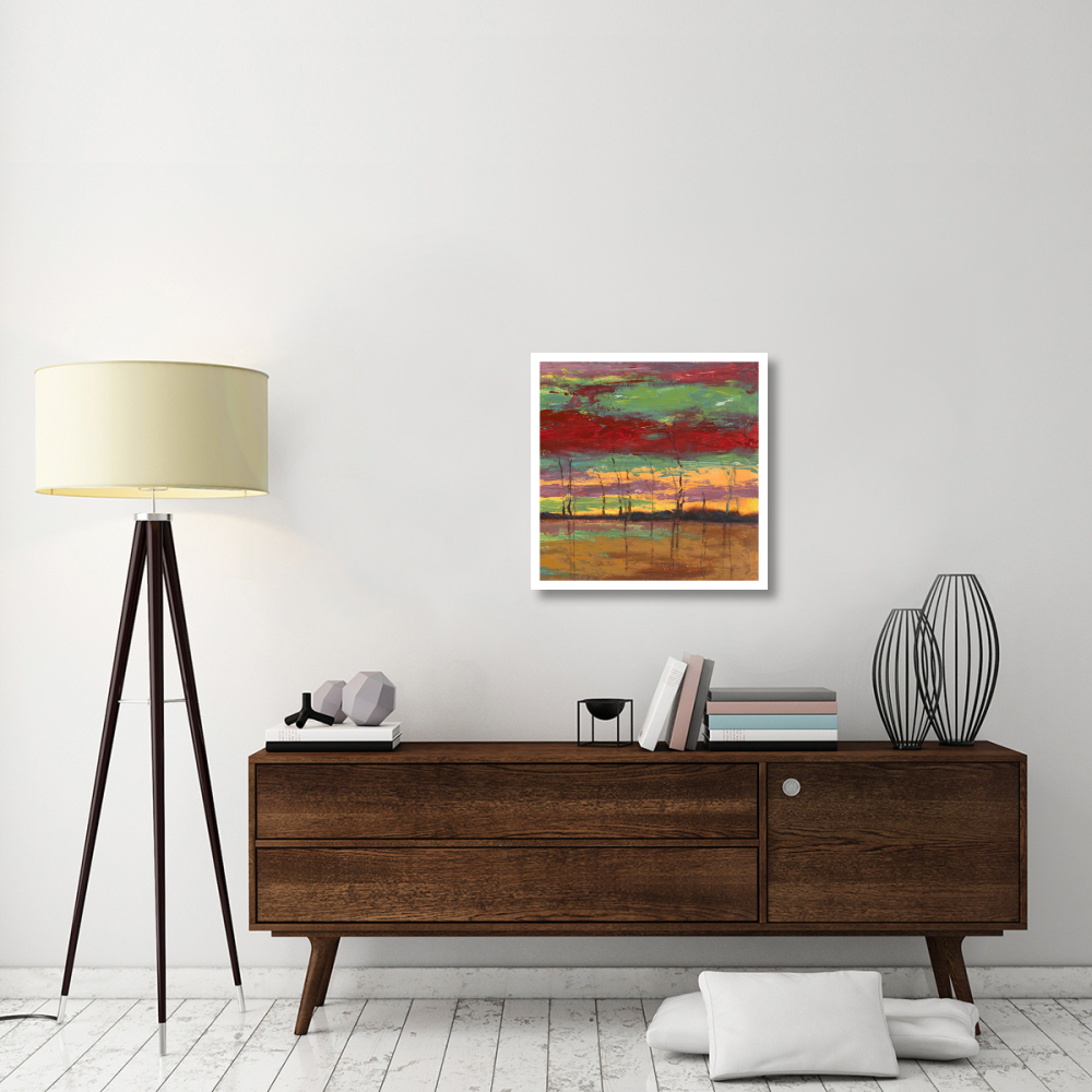 Tramonto sul bosco III-Paper Art-26&quotx26"