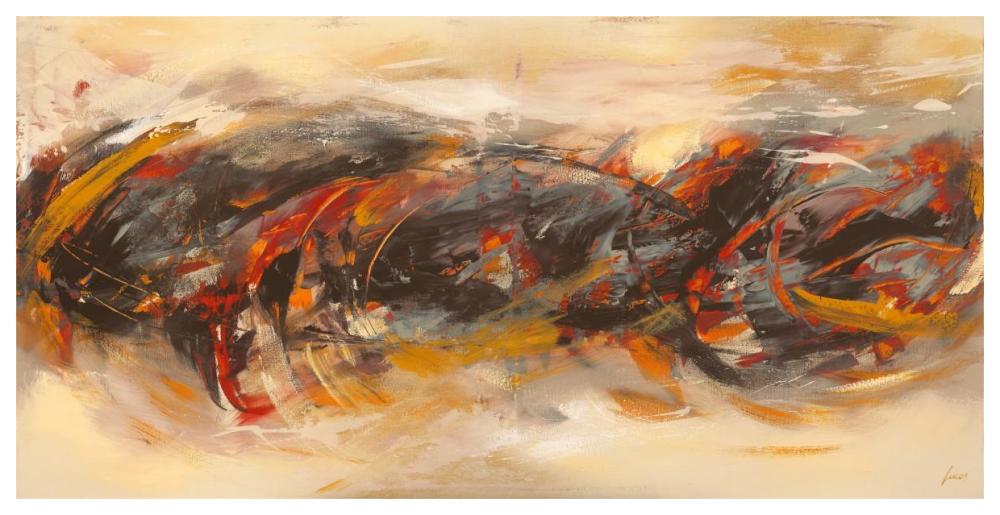 Atmosfera-Paper Art-62"x32"
