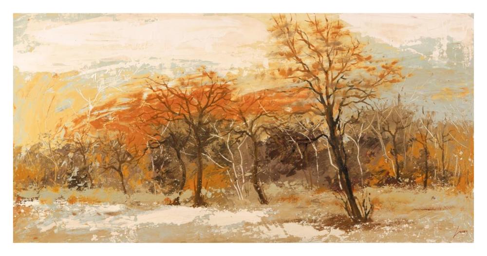 Foresta I-Paper Art-38"x20"
