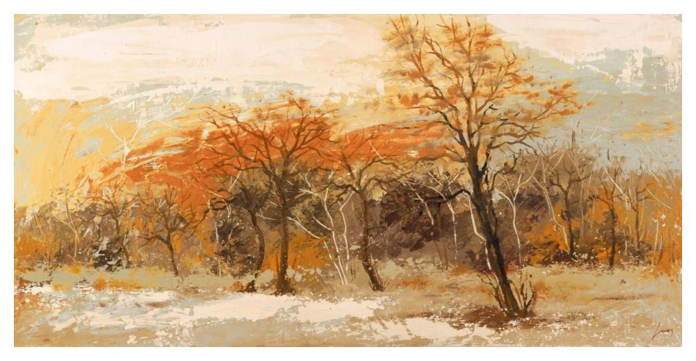 Foresta I-Paper Art-50"x26"
