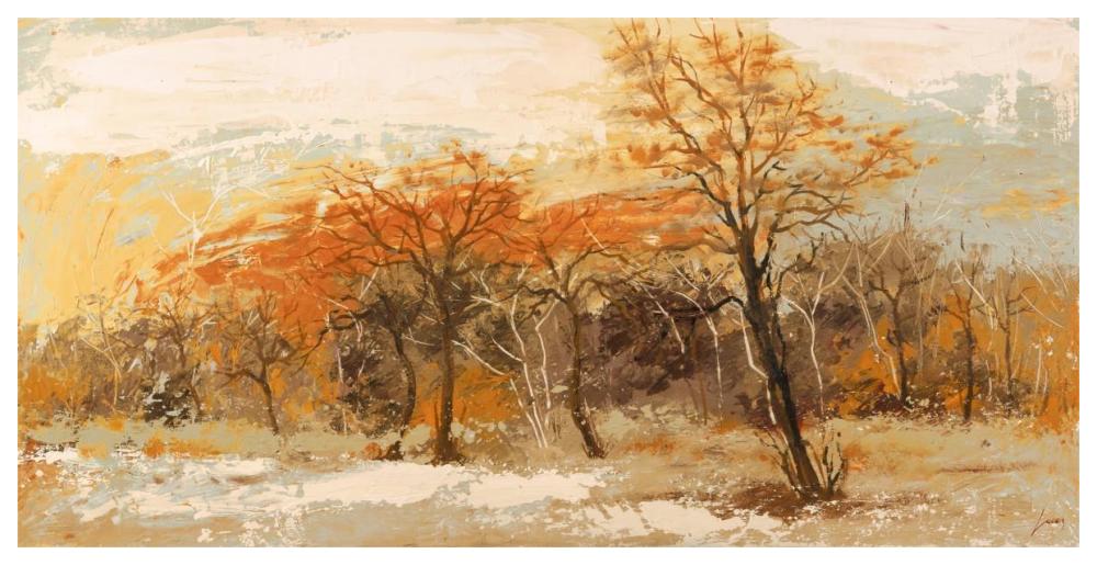 Foresta I-Paper Art-62"x32"