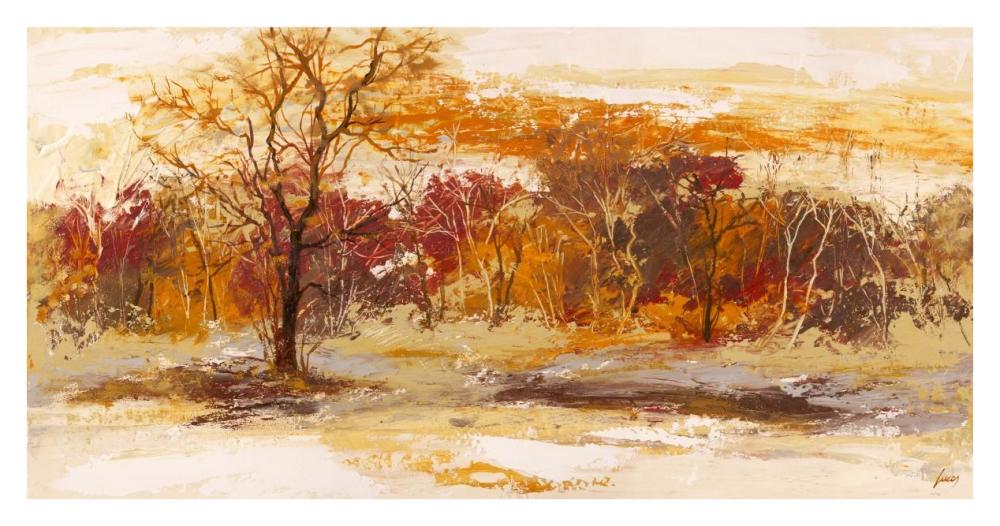 Foresta II-Paper Art-38"x20"