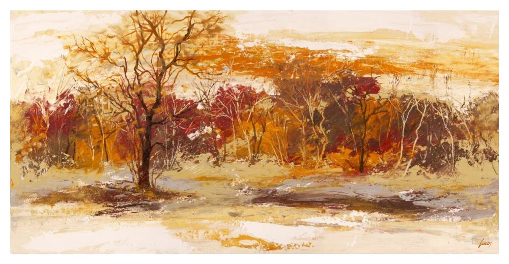 Foresta II-Paper Art-50"x26"