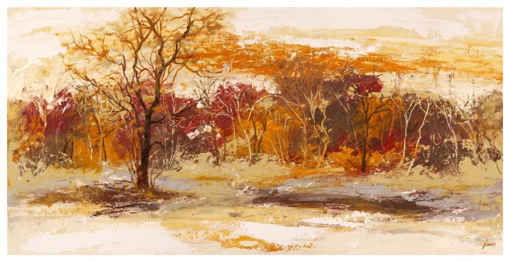 Foresta II-Paper Art-74"x38"