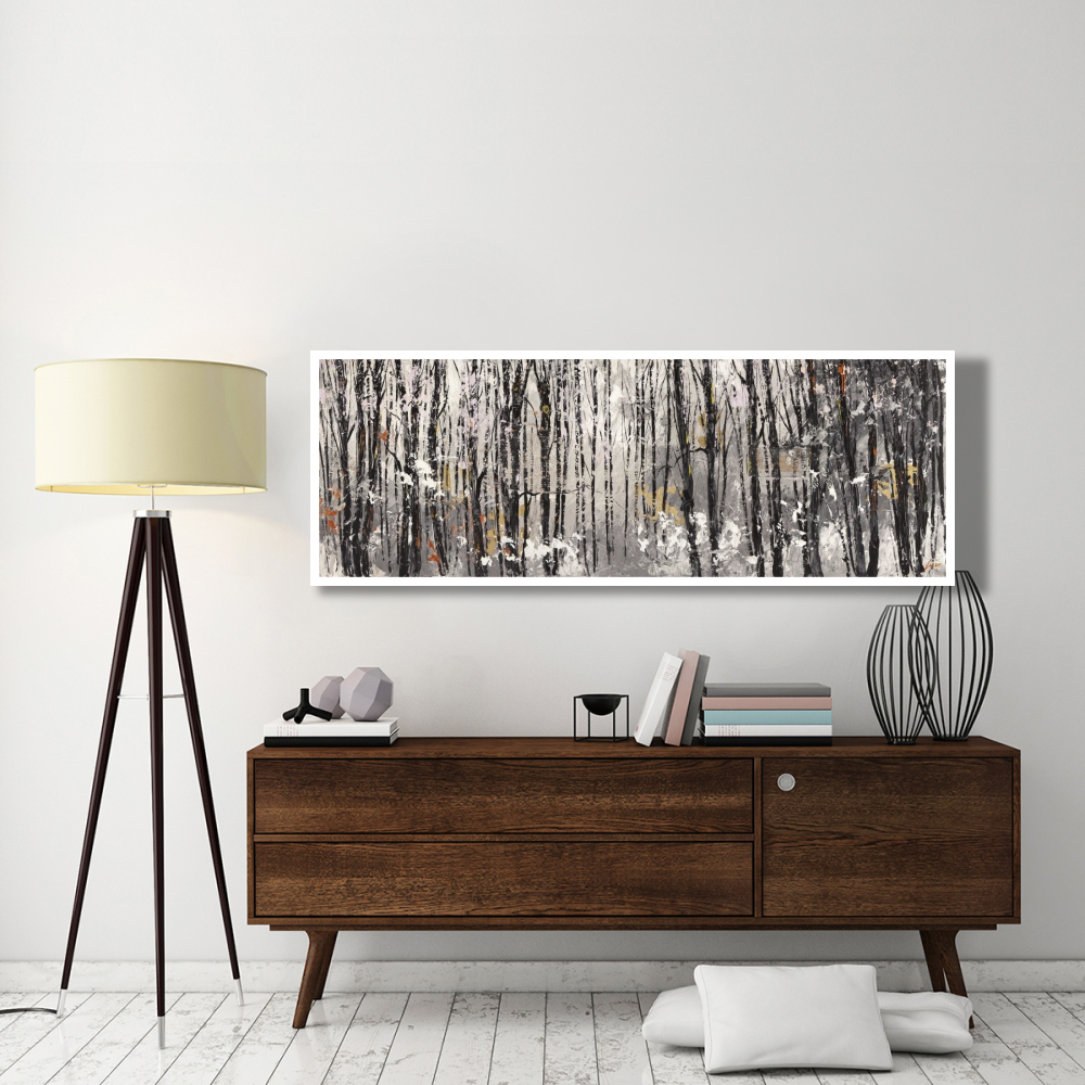 Bosco al mattino-Paper Art-74&quotx26"